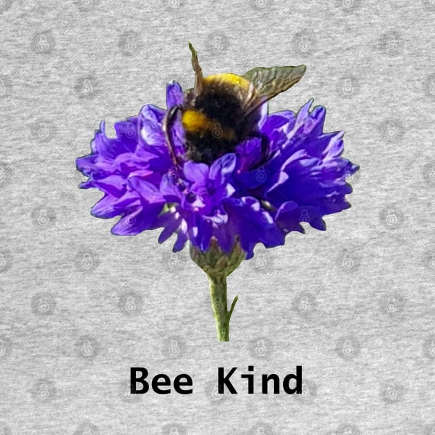 Honey Bee says Bee Kind for Positivity by ellenhenryart